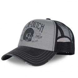 Casquette baseball Von Dutch Colors Gris et Noir