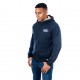 Pull Homme Von Dutch Joss Capuche Zippé Bleu Foncé