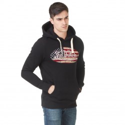 Sweat Homme Von Dutch Flag Logo Noir