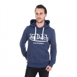 Sweat Homme Von Dutch Wilson Logo Bleu foncé