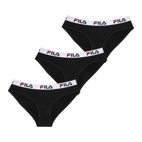 Lot de 3 Culottes femme coton FU6043 Noir