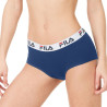 Shorty femme coton FU6044 Bleu