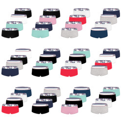 Pack Surprise de 4 shortys femme coton