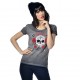 T-shirt Femme Von Dutch Megan Imprimé Gris