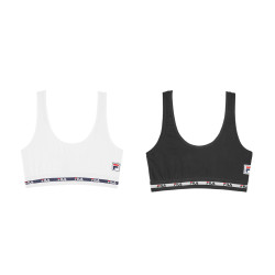 Lot de 2 Brassières coton femme Uni