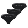 Lot de 3 strings femme uni
