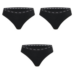 Lot de 3 strings femme uni