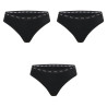 Lot de 3 strings femme uni