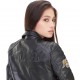 Veste en cuir femme Von Dutch Arizona Noir