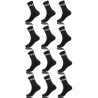Lot de 12 Paires de Chaussettes Tennis
