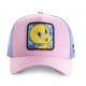 Casquette Capslab trucker Looney Tunes Tweety rose