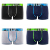 Lot de 4 boxers homme en coton Lot de 4 boxers homme en coton
