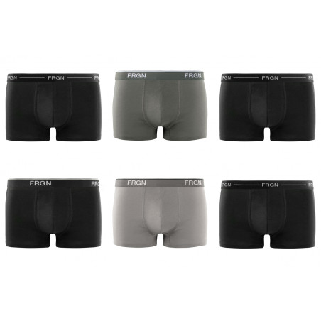 Lot de 6 boxers homme en coton FRGN