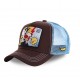 Casquette Capslab Trucker Looney Tunes Titi VS Gros Minet Marron