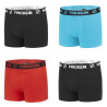 Lot de 4 Boxers coton homme Uni Lot de 4 Boxers coton homme Uni