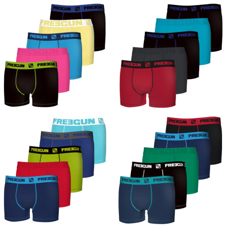 Pack Surprise de 5 Boxers coton homme