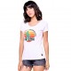 T-shirt col rond et strass Arizona