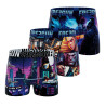 Lot de 3 boxers homme Garantie 2 ans Cyber Lot de 3 boxers homme Garantie 2 ans Cyber