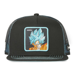 Casquette snapback visière plate avec filet Dragon Ball Super Goku