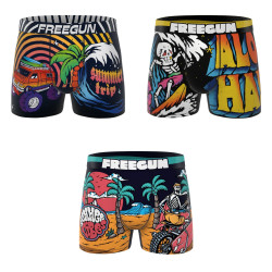 Lot de 3 boxers homme Garantie 2 ans Retro Summer