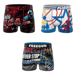 Lot de 3 boxers homme Summer Sport Garantie 2 ans