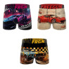 Lot de 3 boxers homme Garantie 2 ans Cars Racing
