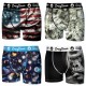 Lot De 4 boxers Homme En Microfibre, Crazy Boxer