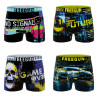 Lot de 4 boxers homme Glitchy Pop Garantie 2 ans