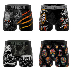 Lot de 4 boxers homme Rock Da Summer Garantie 2 ans
