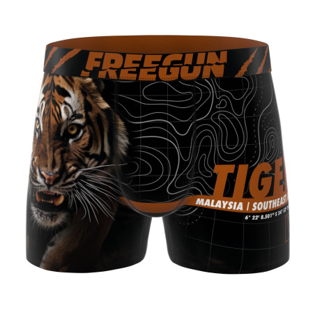 Lot de 4 boxers homme Garantie 2 ans Wild Life