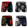 Lot de 4 boxers homme Garantie 2 ans Heavy Rock Lot de 4 boxers homme Garantie 2 ans Heavy Rock
