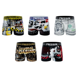Lot de 5 boxers homme American Vibes Garantie 2 ans