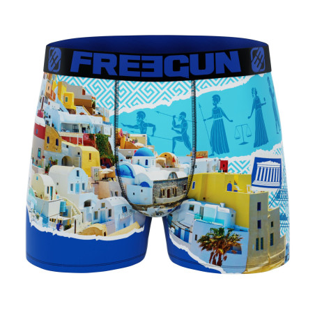 Lot de 4 boxers homme en polyester recyclé Landscape