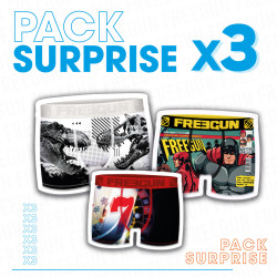 Pack Surprise de 3 Boxers microfibre homme