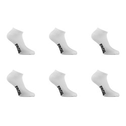 Lot de 6 paires de chaussettes tiges courtes homme Freegun blanc