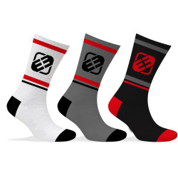 Lot de 3 Paires de Chaussettes Tennis homme colorée