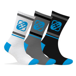 Lot de 3 Paires de Chaussettes Tennis homme colorée