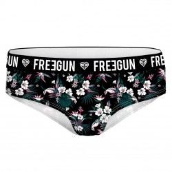 Boxer femme Fleurs Blanches