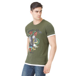 T-shirt Homme en coton Freegun Aigle