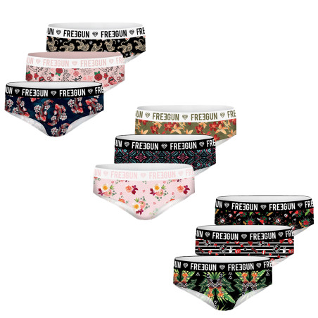 Pack Surprise de 3 culottes femme microfibre