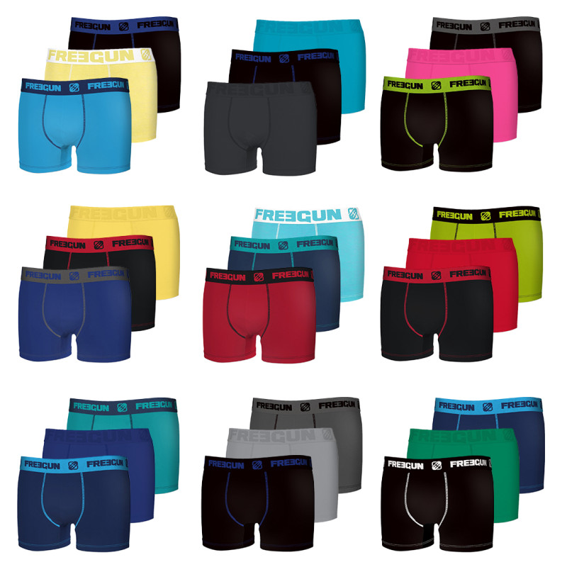 Pack Surprise de 3 Boxers coton garçon