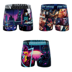 Lot de 3 boxers enfant Garantie 2 ans Cyber