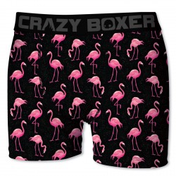 Boxer Homme Flamant Rose CRAZY BOXER