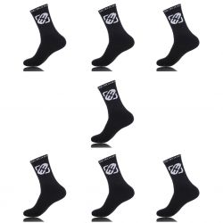 Lot de 7 paires de chaussettes tennis homme Freegun Noir