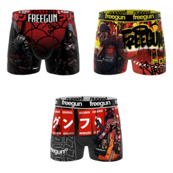 Lot de 3 boxers enfant Manga Comics Garantie 2 ans
