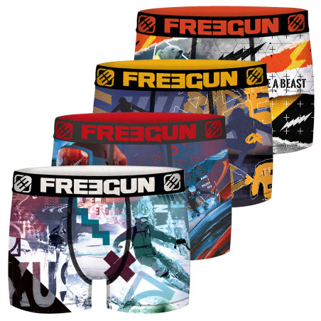 Lot de 4 Boxers garçon Winter Sport Xtrem