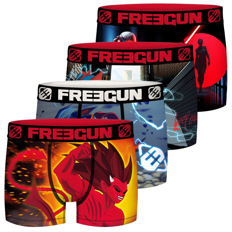 Lot de 4 Boxers garçon Hero Like