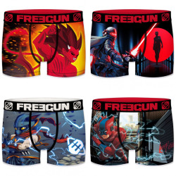 Lot de 4 Boxers garçon Hero Like