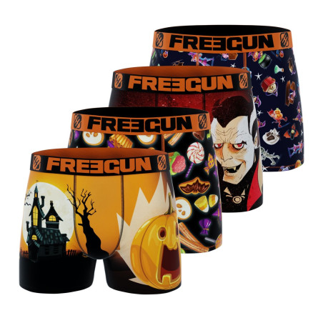 Lot de 4 boxers garçon Halloween