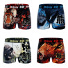 Lot de 4 boxers enfant Garantie 2 ans Manga Animals